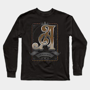 Letter A Long Sleeve T-Shirt